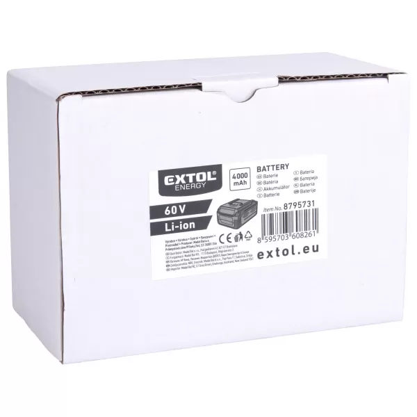 Akumulátor 60V 4,0Ah Extol Industrial 8795731