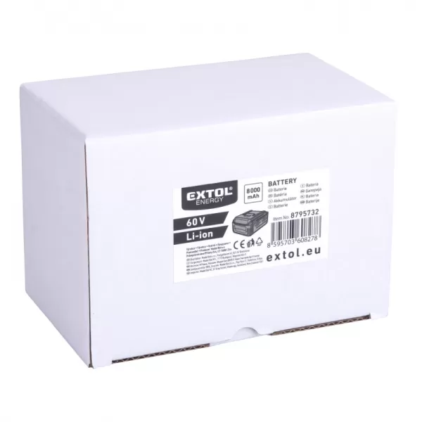 Akumulátor 60 V 8,0Ah EXTOL INDUSTRIAL 8795732