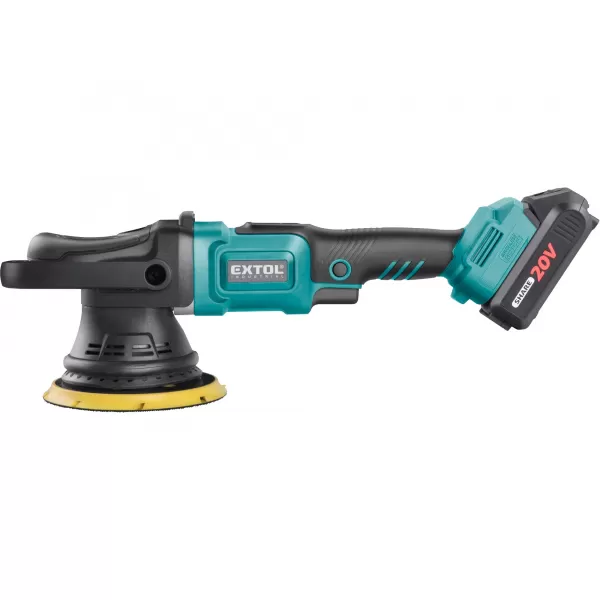 Aku leštička orbitální 20V/2,0 Ah SHARE20V 150mm BRUSHLESS Extol Industrial 8791844