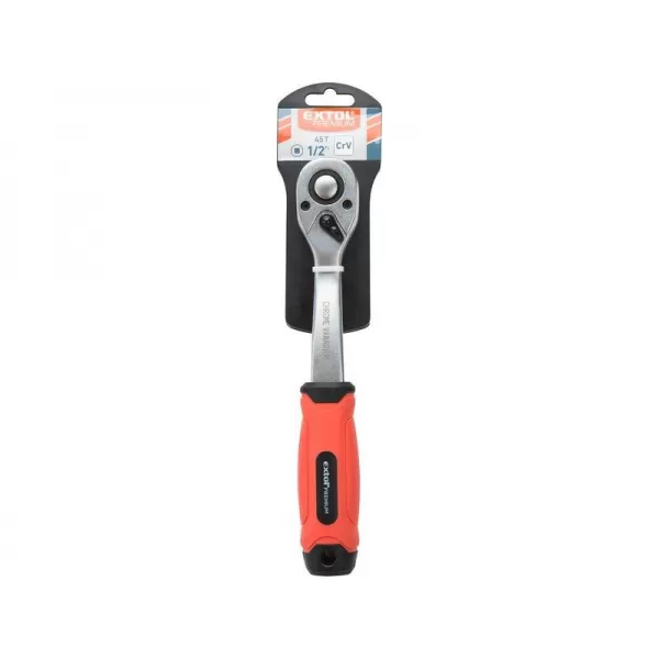 Ráčna tvarovaná, 45 zubů, 1/2", L 253mm, Crv EXTOL PREMIUM 8816456