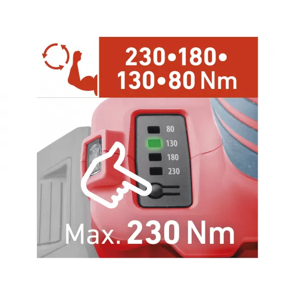 Aku rázový utahovák 1/4" 20V/bez aku SHARE20V BRUSHLESS Extol Premium 8891815