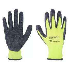 Rukavice nylonové, bezešvé, polomáčené v latexu, velikost 10' Extol Premium 8856646