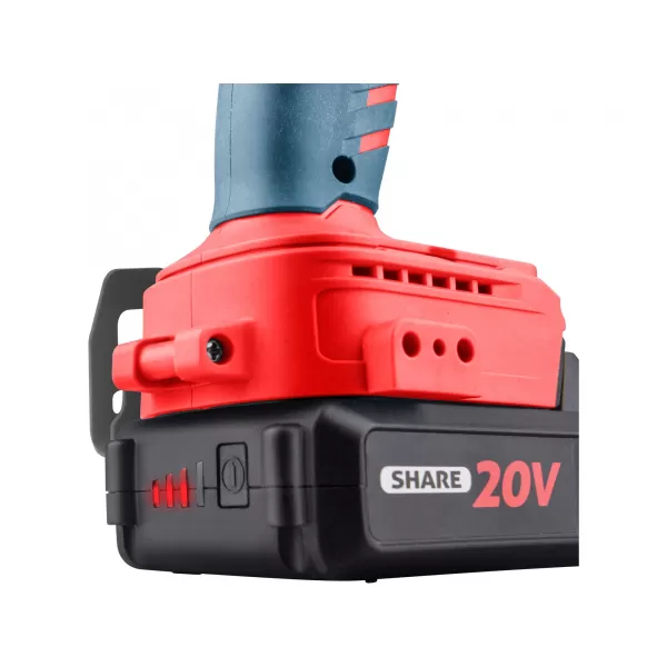 Aku rázový utahovák 1/4" 20V/2,0 Ah SHARE20V BRUSHLESS Extol Premium 8891814
