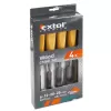 Sada dlát 4ks 6-12-20-25mm s kvalitní bukovou rukojetí CrV EXTOL PREMIUM 8812420
