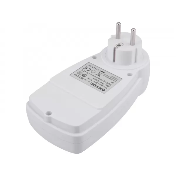 Merač spotreby elektriny energie - EXTOL PREMIUM wattmeter 8831260