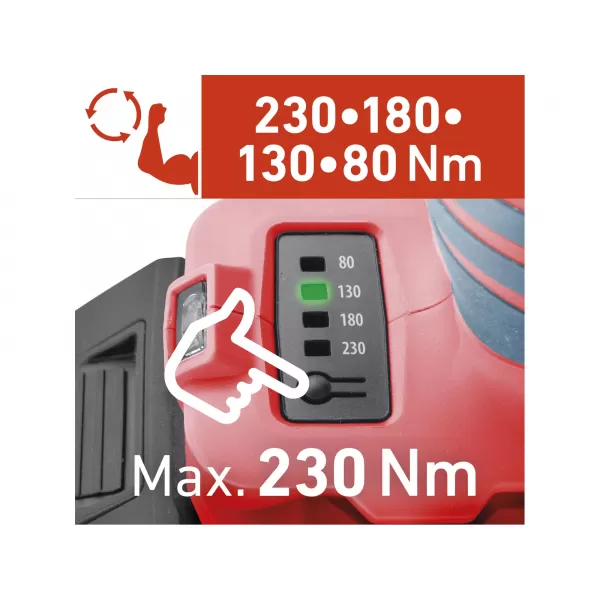 Aku rázový utahovák 1/4" 20V/2,0 Ah SHARE20V BRUSHLESS Extol Premium 8891814