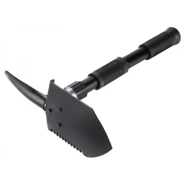 Lopatka skládací s motyčkou délka 40cm šířka 9,5cm s nylonovým pouzdrem EXTOL PREMIUM 8877030