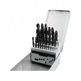 Vrtáky do kovu v kovové krabičce sada 25ks EXTOL PREMIUM 8801192