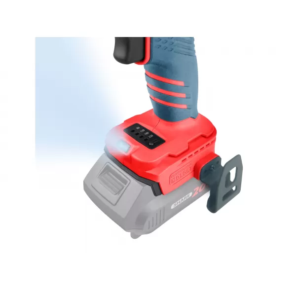 Aku rázový utahovák 1/4" 20V/bez aku SHARE20V BRUSHLESS Extol Premium 8891815