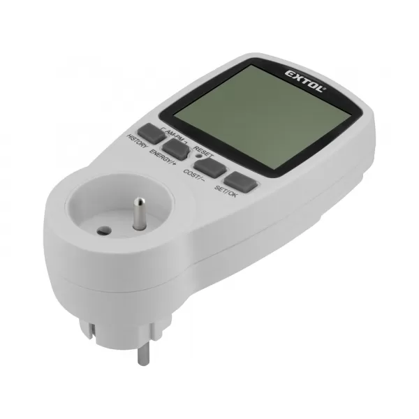 Merač spotreby elektriny energie - EXTOL PREMIUM wattmeter 8831260