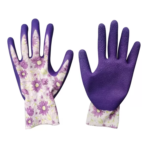 Rukavice polyesterové, bezešvé, polomáčené v latexu, velikost 8' Extol Lady 8856665