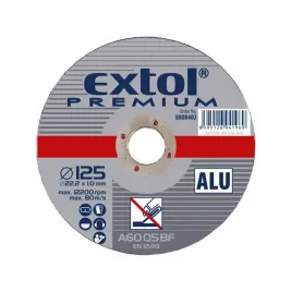 Kotouč řezný na hliník 125x1,0x22,2mm EXTOL PREMIUM 8808402