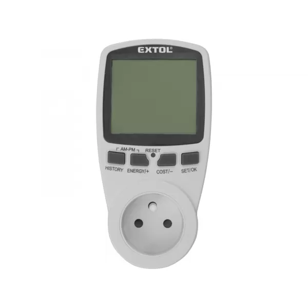 Merač spotreby elektriny energie - EXTOL PREMIUM wattmeter 8831260