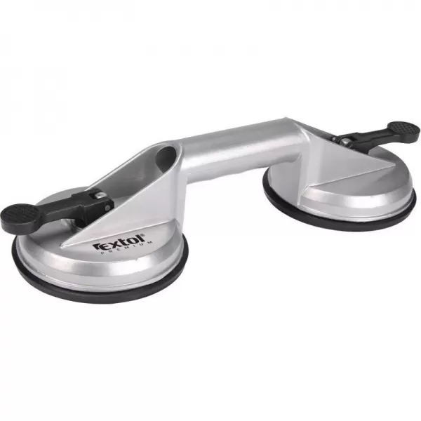 Přísavka dvojdílná kovová průměr 118mm max. 100kg alu slitina EXTOL PREMIUM 8863102