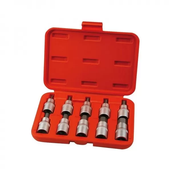 Hlavice zástrčné HEX sada 10ks EXTOL PREMIUM 8818120