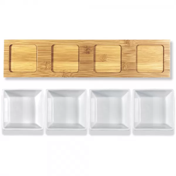 Servírovací misky 4ks Bamboo LAMART LT9020