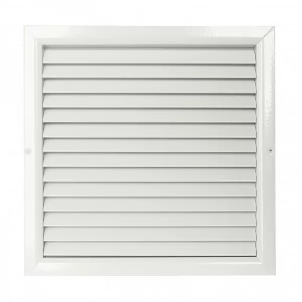 Větrací mřížka z vysoce kvalitního extrudovaného hliníku 350x350 mm, bílá DALAP 90502