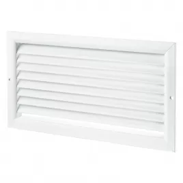 Větrací mřížka z vysoce kvalitního extrudovaného hliníku 400x150 mm, bílá DALAP 90378