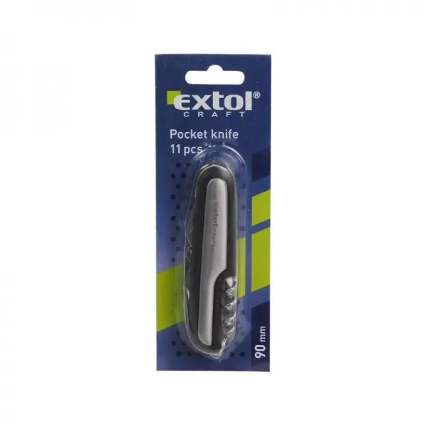 Nůž kapesní zavírací 11dílný 90mm EXTOL CRAFT 91370
