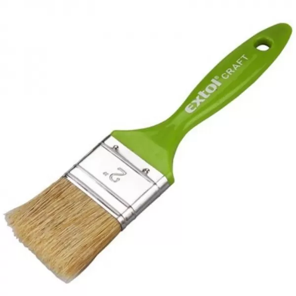 Štětec plochý 2"/50mm délka 44mm tloušťka 13mm plastová rukojeť EXTOL CRAFT 91503