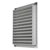 Hliníková větrací mřížka s pevnými lamelami 450x450 mm DALAP 9723