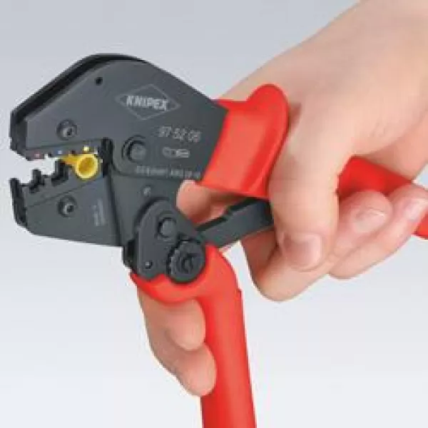 Lisovací kleště pákové také pro obsluhu oběma rukama Knipex 97 52 23