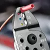Lisovací kleště pro izolovaná kabelová oka + konektory Knipex 97 21 215 B
