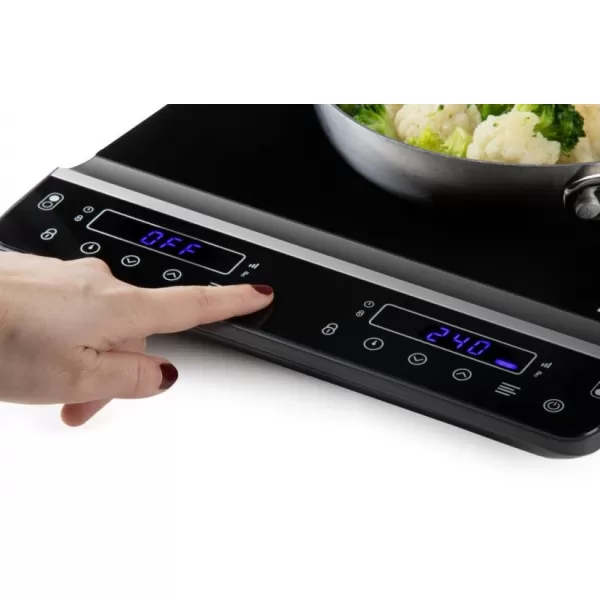 Indukční dvouplotýnkový vařič DOMO DO30211IP