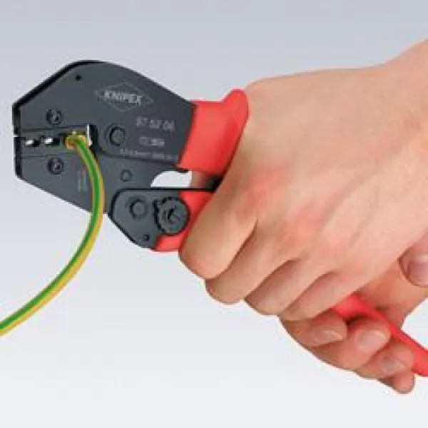 Lisovací kleště pákové také pro obsluhu oběma rukama Knipex 97 52 23