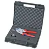 Čtyřtrnové lisovací kleště pro stočené kontakty Knipex 97 52 65 DG A