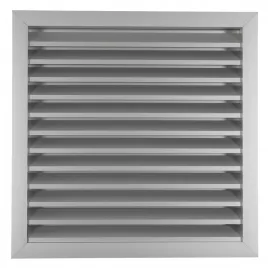 Hliníková větrací mřížka s pevnými lamelami 450x450 mm DALAP 9723