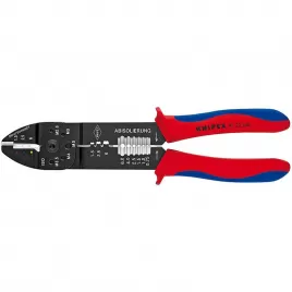 Lisovací kleště pro izolovaná kabelová oka + konektory Knipex 97 22 240