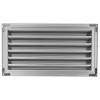 Hliníková větrací mřížka s pevnými lamelami 500x300 mm DALAP 9725