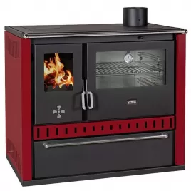 Sporák na tuhá paliva PRITY GT FI S DR, NEREZOVÁ TROUBA, BORDÓ