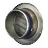 Nerez větrací mřížka s přírubou a síťkou proti hmyzu Ø 125 mm DALAP 99489