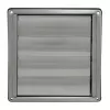 Nerezová vetracia mriežka s prírubou a samoťažnou roletou 180x180 mm, Ø 150 mm DALAP 99491
