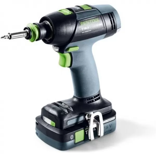Aku vrtací šroubovák 18V 1x4,0Ah T 18+3 TBX 4,0 I-Plus Festool 579370