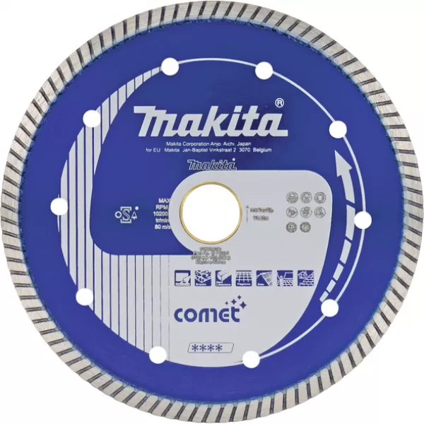 Kotouč řezný diamantový Comet Turbo 115x22,23mm Makita B-12980