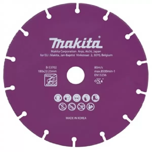 Kotouč řezný diamantový 180x1,6x22,23mm Makita B-53702