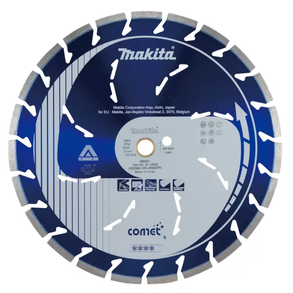 Kotouč řezný diamantový Comet Rapid 350x25,4mm Makita B-13552