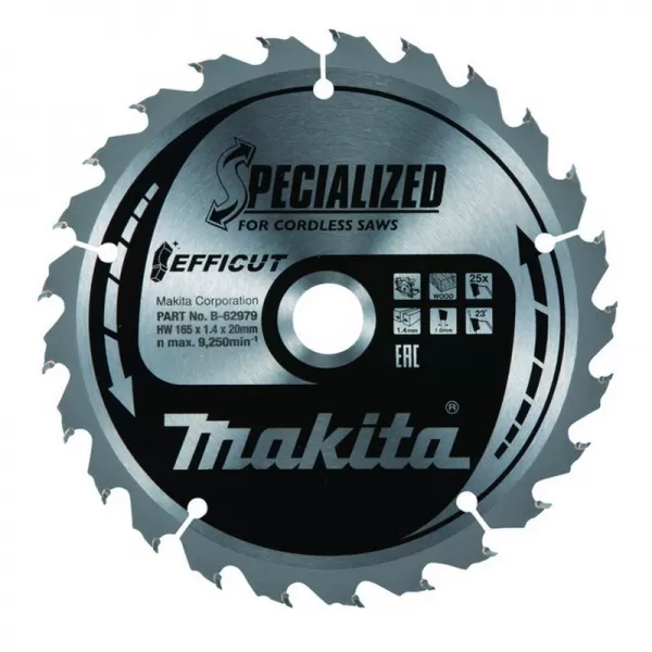 Pilový kotouč na dřevo Efficut 190x30mm 24T Makita B-64191
