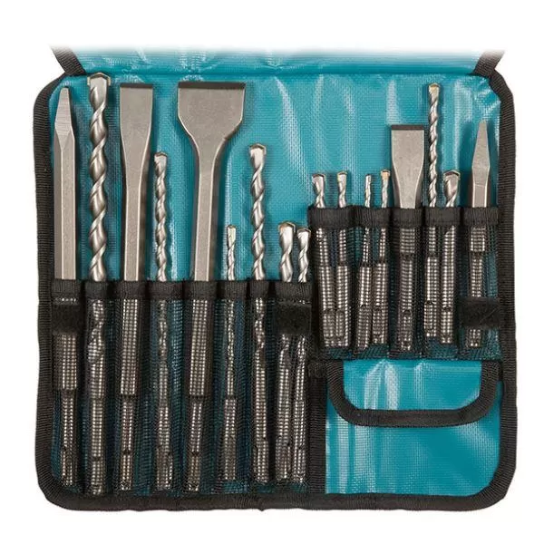 Sada vrtáků a sekáčů SDS-Plus 17ks Makita D-53073