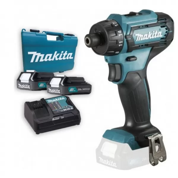 Aku skrutkovač 12V 2x2,0Ah Makita DF033DSAE