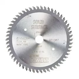 Pilový kotouč pro ponorné pily 165x20mm 54z DeWALT DT1087