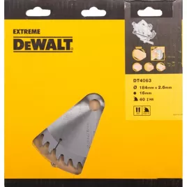 Pilový kotouč 184x16mm 40z ATB 10° DeWALT DT4063