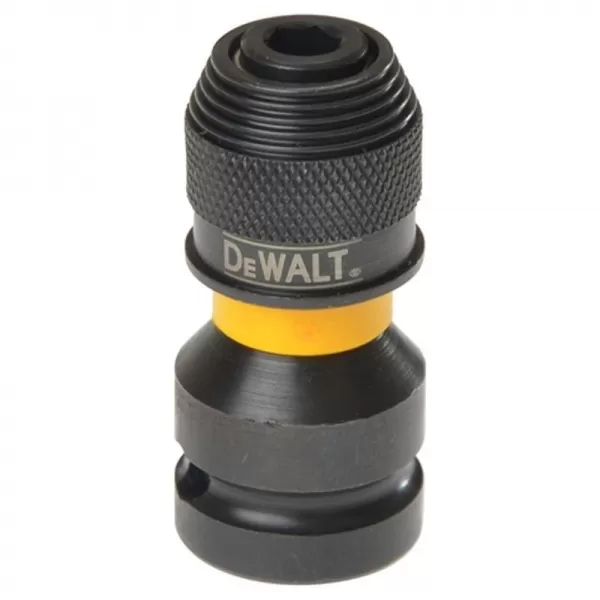 Adaptér ze čtyhranu 1/2" na šestihran 1/4" DeWALT DT7508