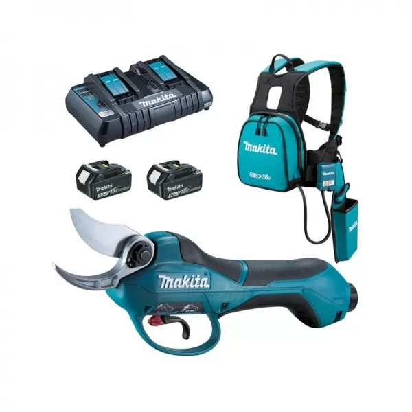 Aku nůžky na vinnou révu 2x18V 5,0Ah Makita DUP362PT2