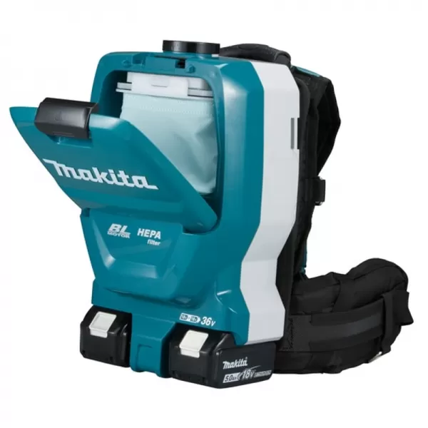 Aku zádový vysavač 2x18V bez aku Makita DVC261ZX11
