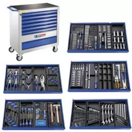 387dílná sada nářadí v montážním vozíku TONA Expert E220333T