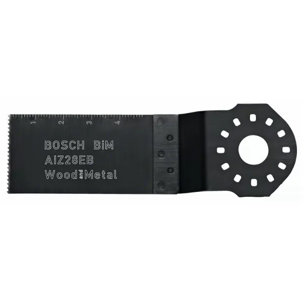 Bimetalový ponorný pilový list na dřevo a kov AIZ 28 EB Wood and Metal 50 x 28 mm Bosch